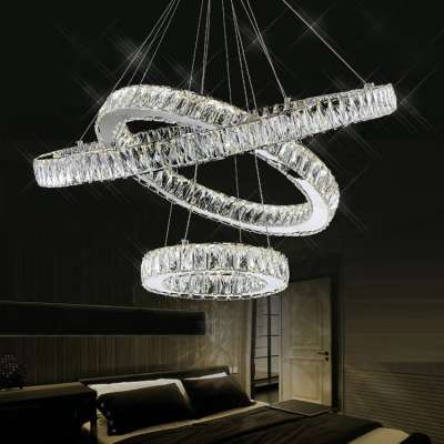 Led Pendant Lights Decorative Modern Wholesale Crystal Chandeliers for restaurant decoration